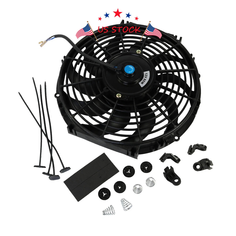 12" Electric Radiator Cooling Fan Kit for Universal Fit (12V)