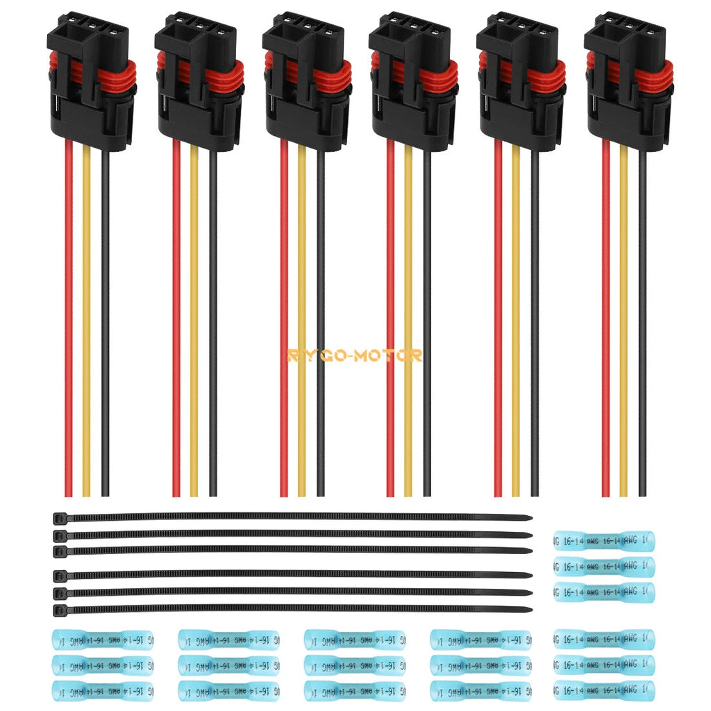 6X Pulse Power Bus Bar Plug Pigtail Connector for Polaris RZR PRO Ranger 1000 XP (2019–2023)