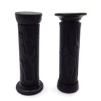 7/8" 22mm Flame Fire Black Hand Grips for Yamaha FZR YZF 600 (1990–1999)