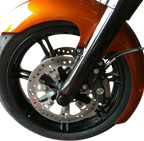 Klock Werks Axle Kit for Flush Mount Front (KWS-01-0610) Black w/Black Caps