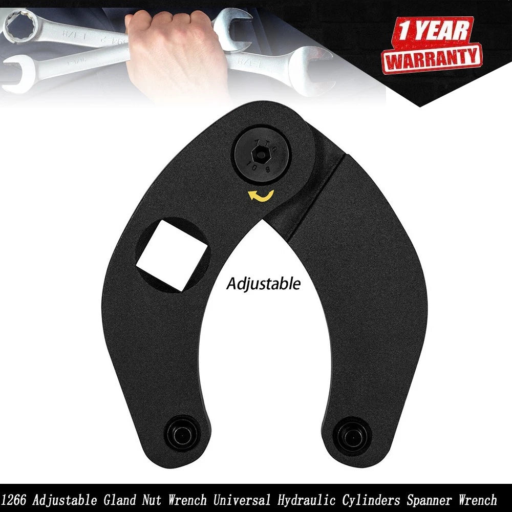 Adjustable Gland Nut Wrench for Universal Hydraulic Cylinders