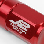 Set of 20 J2 7075 Forged Aluminum M12x1.5 Close-End Lug Nuts for