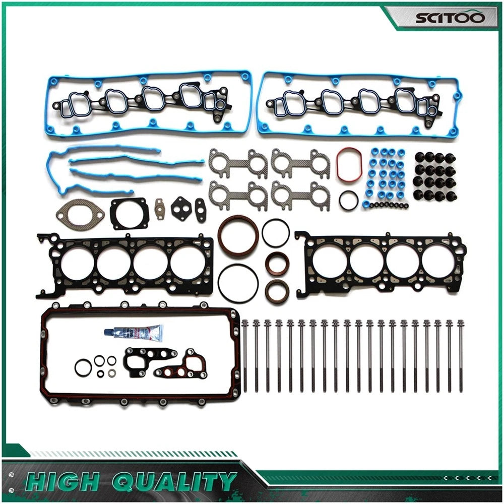 Full Gasket Set with Head Bolts for Ford F-150 E-150 Club Wagon (2003)