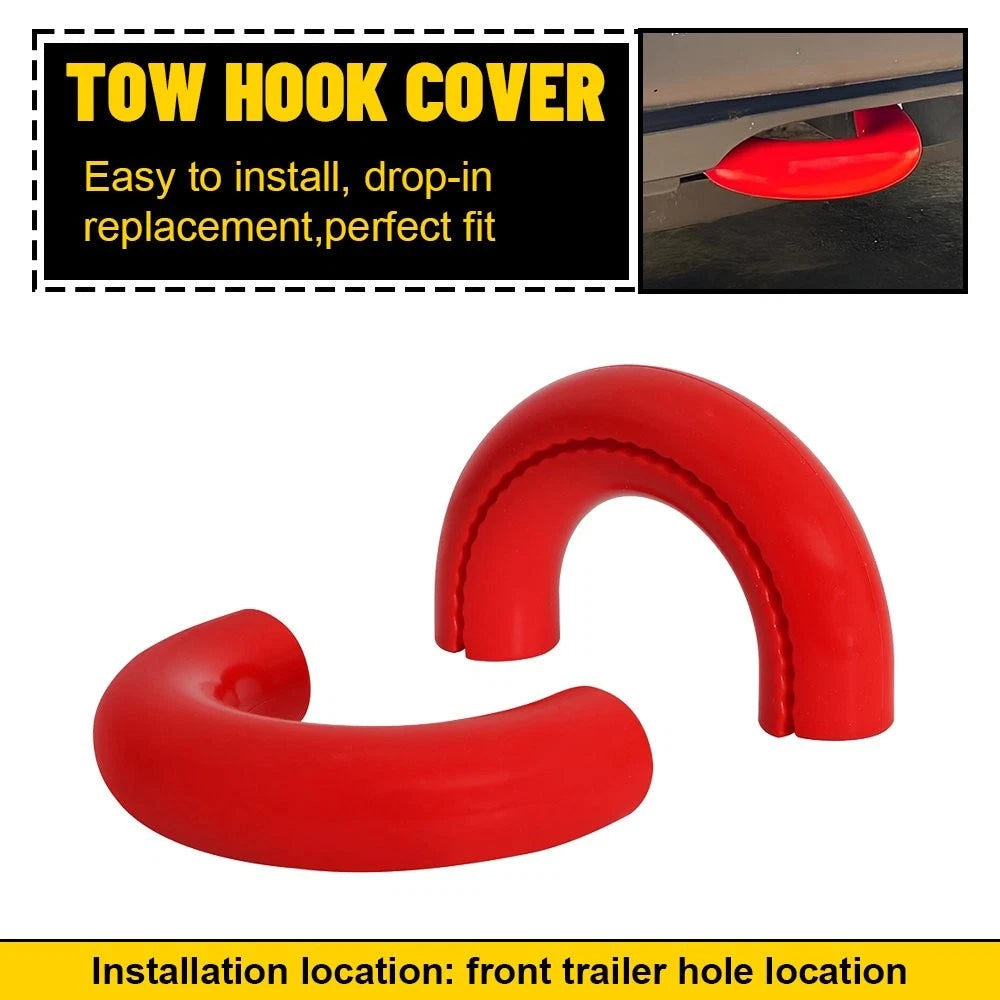 Set of 4 DOT Round Red LED Trailer Side Marker Lights for Truck