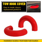 Set of 4 DOT Round Red LED Trailer Side Marker Lights for Truck