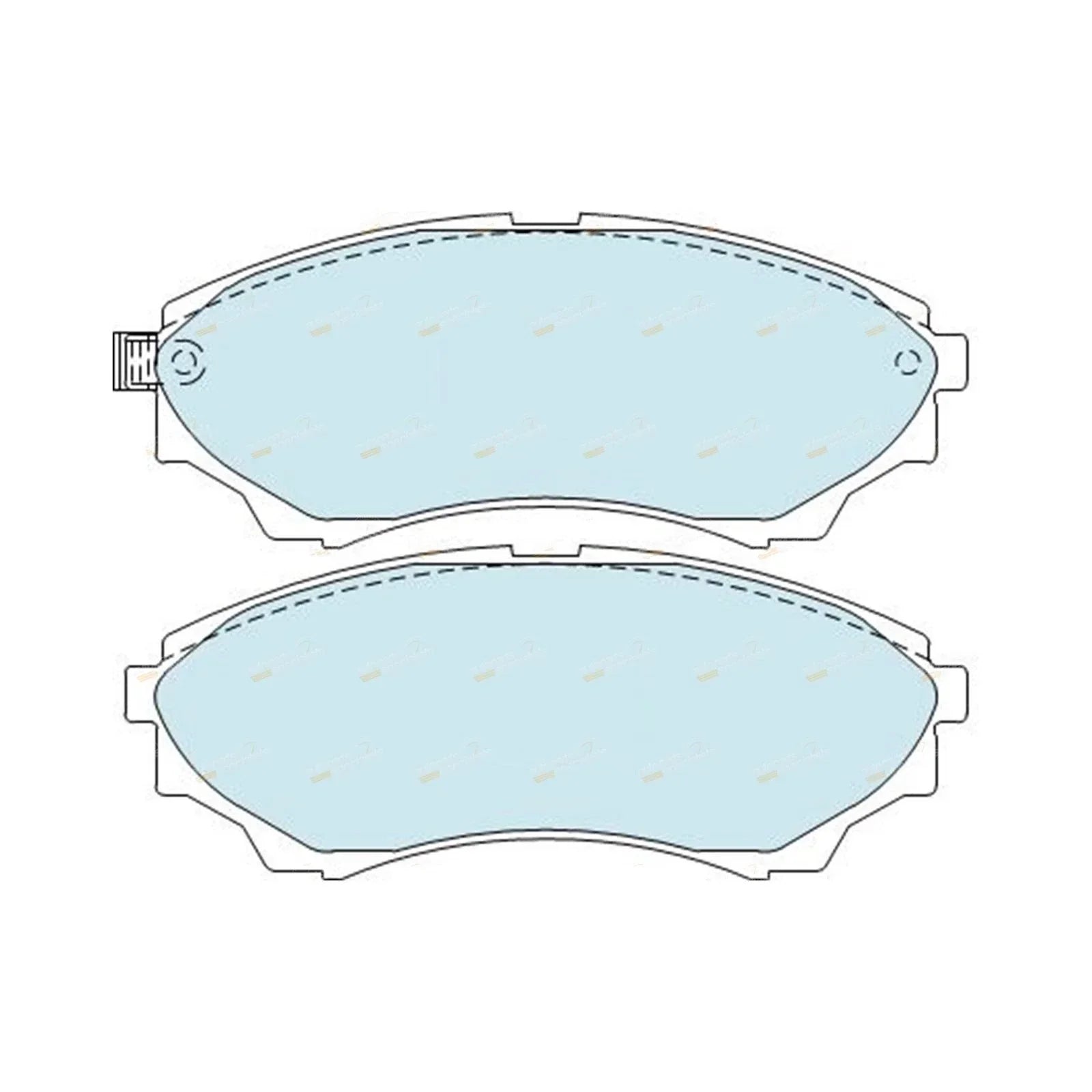 Front Disc Brake Pad Set for Mazda B4000 MJ 4.0L (2005 - 2006)