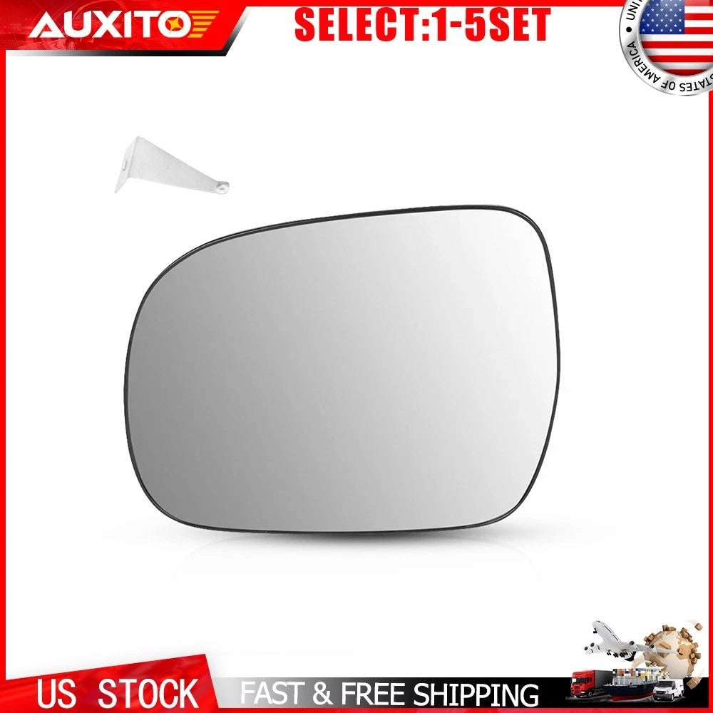 Left Side Heated Mirror Glass with Backing Plate for Toyota Tacoma (2005–2011)