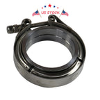 V-Band Flange & Clamp Kit for Turbo Exhaust Downpipes (Fits Various Models)