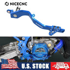 NICECNC Rear Foot Brake Pedal Lever Arm for Yamaha YZ85 (2002–2023) - Blue