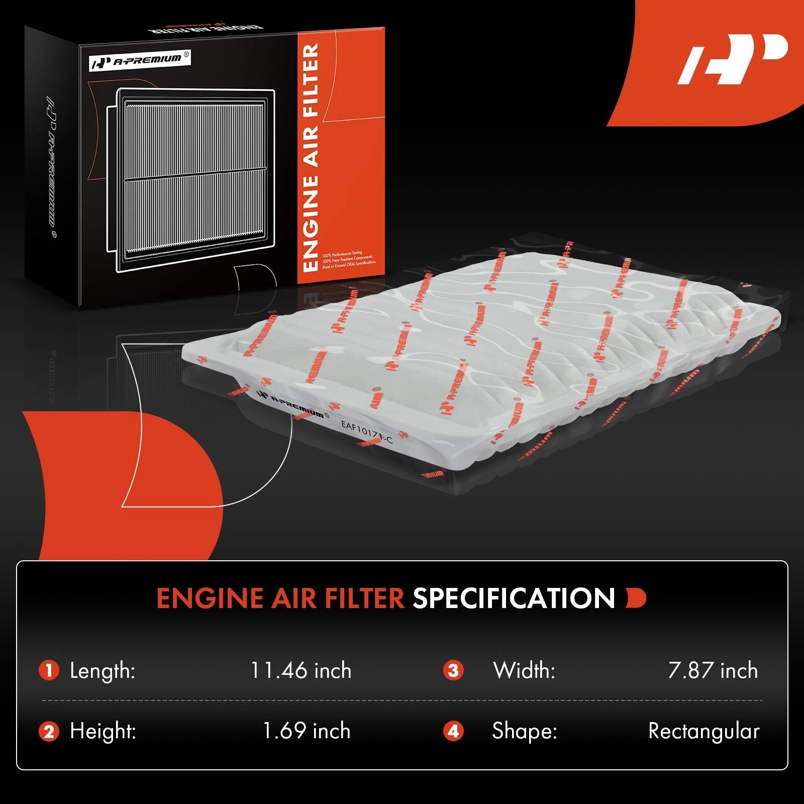 Engine Air Cleaner Filter Box for Toyota Camry Venza (2020–2024)