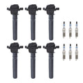 Set of 6 Ignition Coils & Bosch Iridium Spark Plugs for Sebring Stratus (1995–2006)