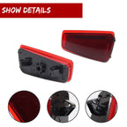 2X Red Lens Rear Bumper Reflector Lights for Subaru Outback (2015–2020)
