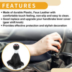 6 Speed Gear Shifter Knob with Cover for Audi A3 (2010–2013)