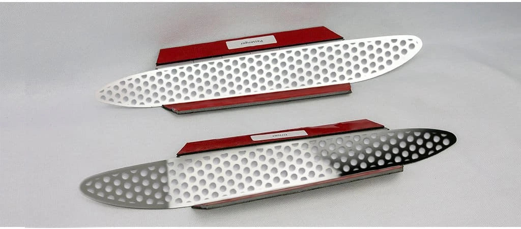 Vent Grilles Perforated Stainless Steel 2pc for 2005–2013 Chevy Corvette C6