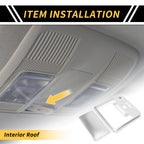 Set of 1 Front Roof Reading Light Lamp Cover Trim for Toyota Tundra (2022–2024)