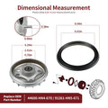 Front Brake Drum & Seal 2x4 for Honda Rancher 350 TM/TE (2000–2006)
