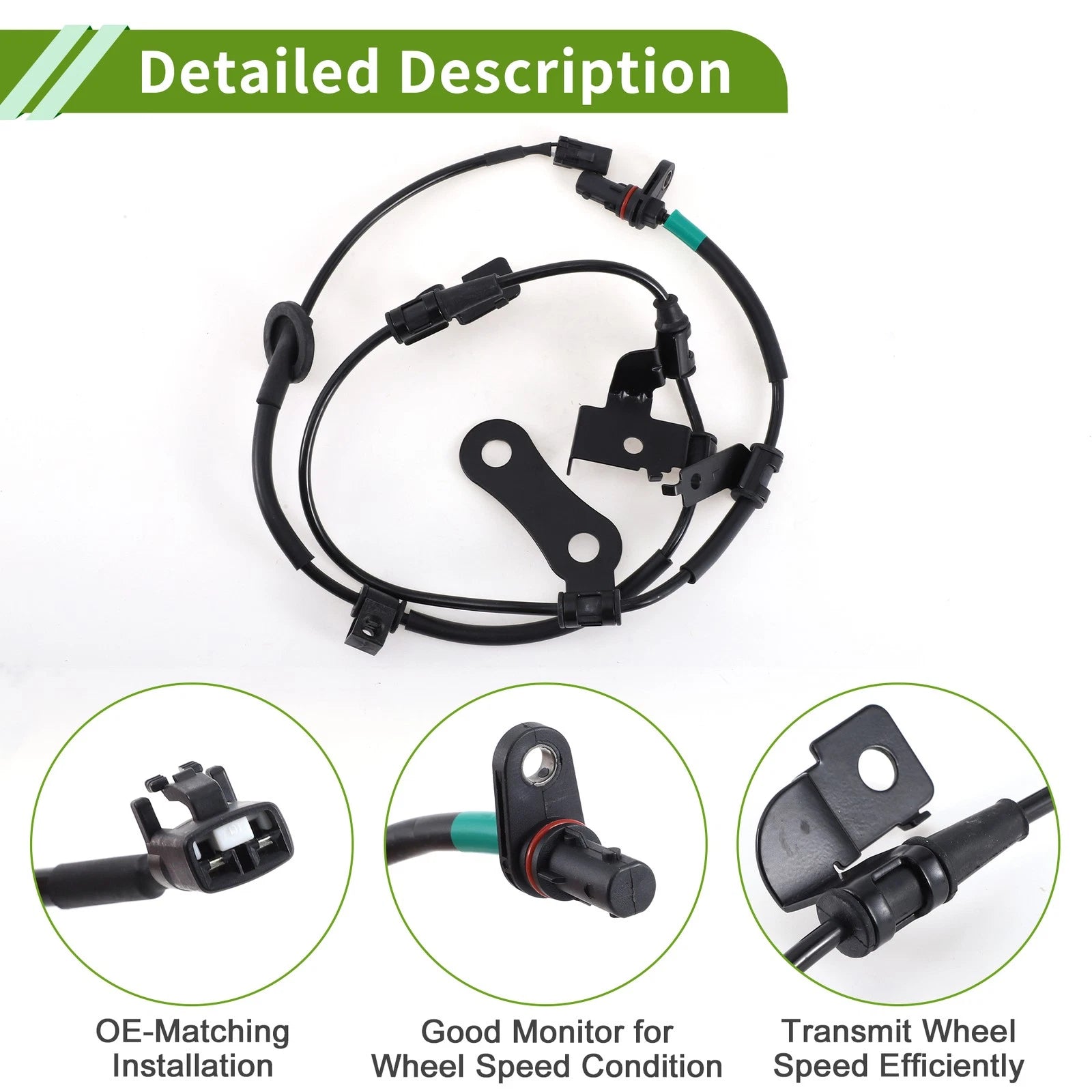 ABS Wheel Speed Sensor No. 95680D3000 for Hyundai Tucson (2015–2017)