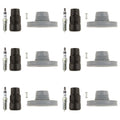 Set of 6 NGK Iridium IX Spark Plugs & Denso Coil Boots for Explorer F150 Mustang V6
