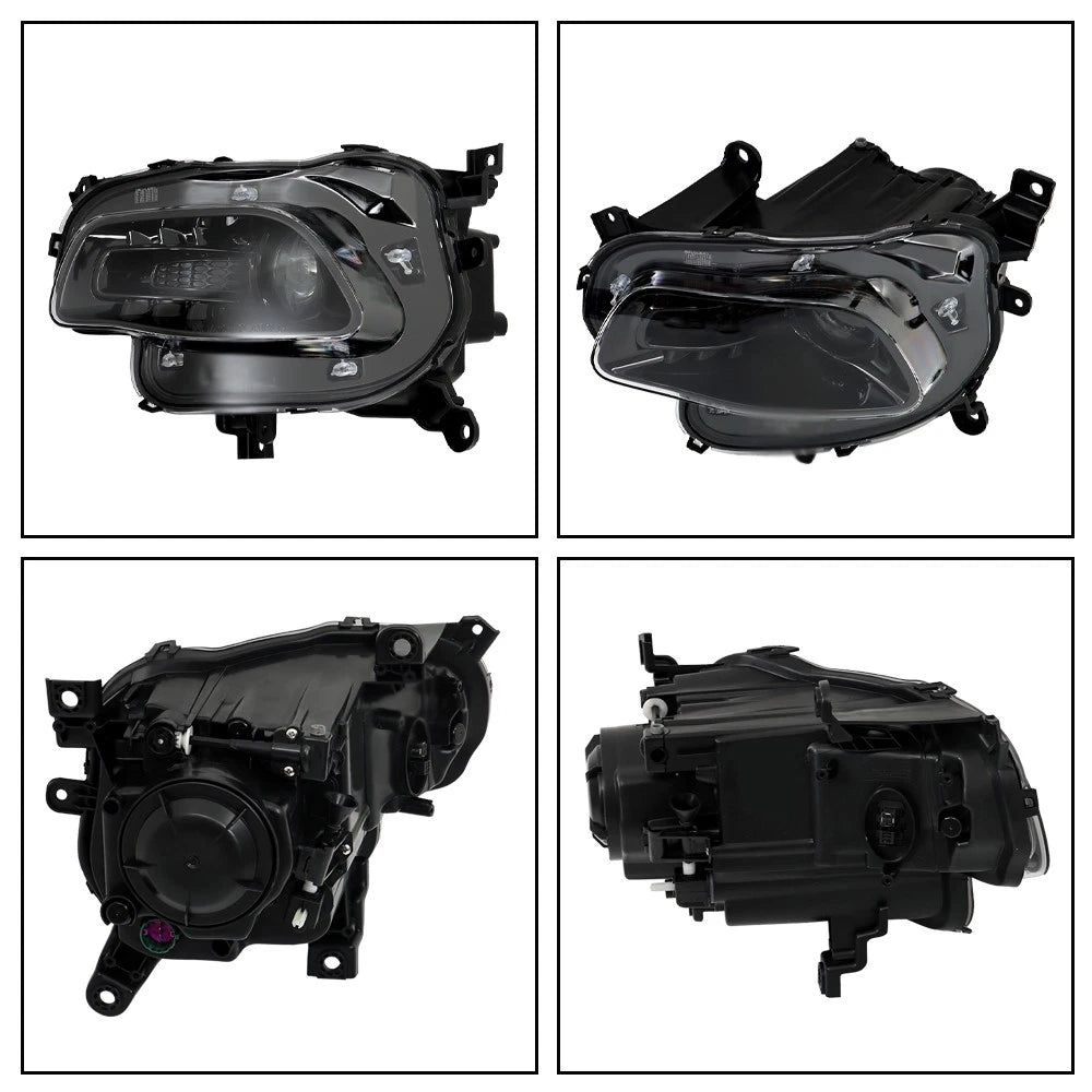 2X Headlight Assembly Set for Jeep Cherokee (2014–2018) Clear Lens HID