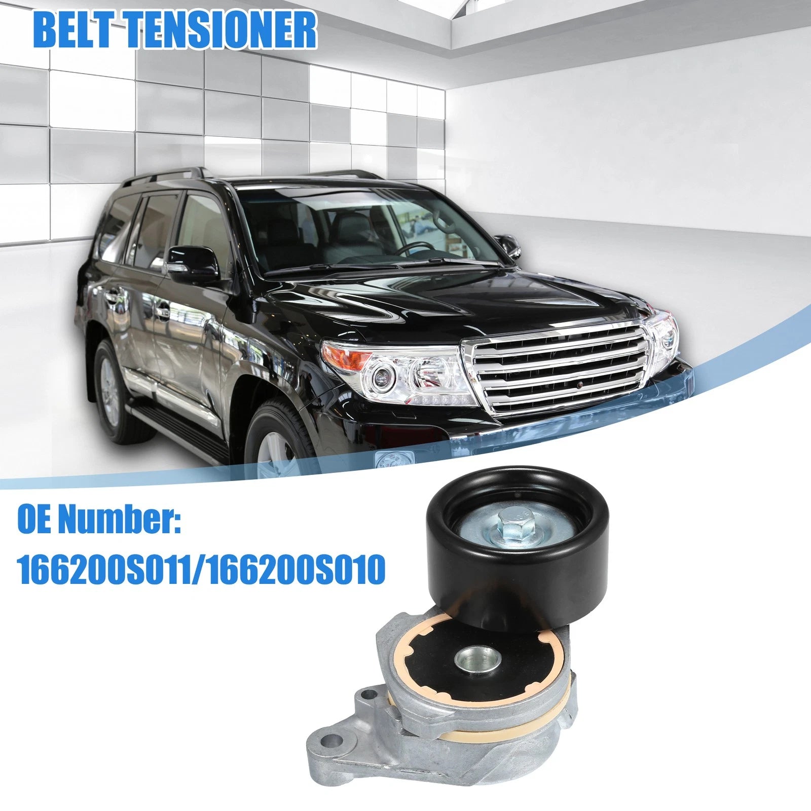 Engine Belt Tensioner Pulley Assembly for Toyota Sequoia (2010–2012) No.166200S011