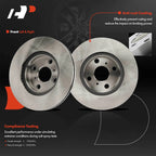 Front Brake Rotors and Ceramic Pads for Toyota Echo and MR2 Spyder (2001–2005)