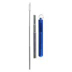Retractable Metal Straw Kit with Keychain for Easy Carrying