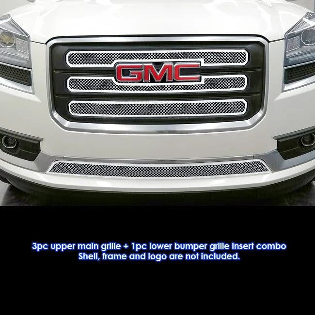 Stainless Mesh Grille Combo for GMC Acadia SLE (2013–2016)