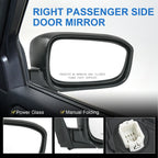 Passenger Side Manual Door Mirror for Honda Accord (2003–2007)