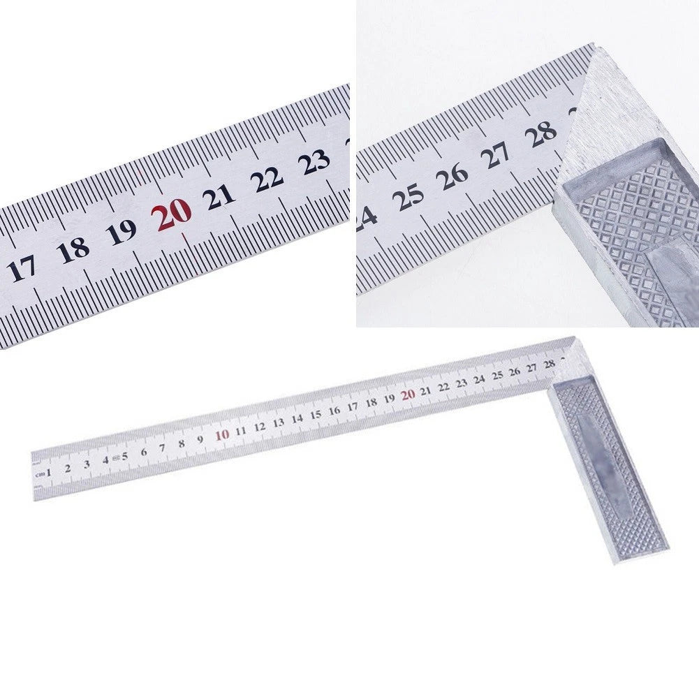 Measuring Tapes Square Ruler Set of 2 Heavy Gauge Stainless Steel