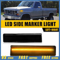 LED Front Fender Side Marker Lights for Ford Bronco F150 F250 F350 (1980–1986)