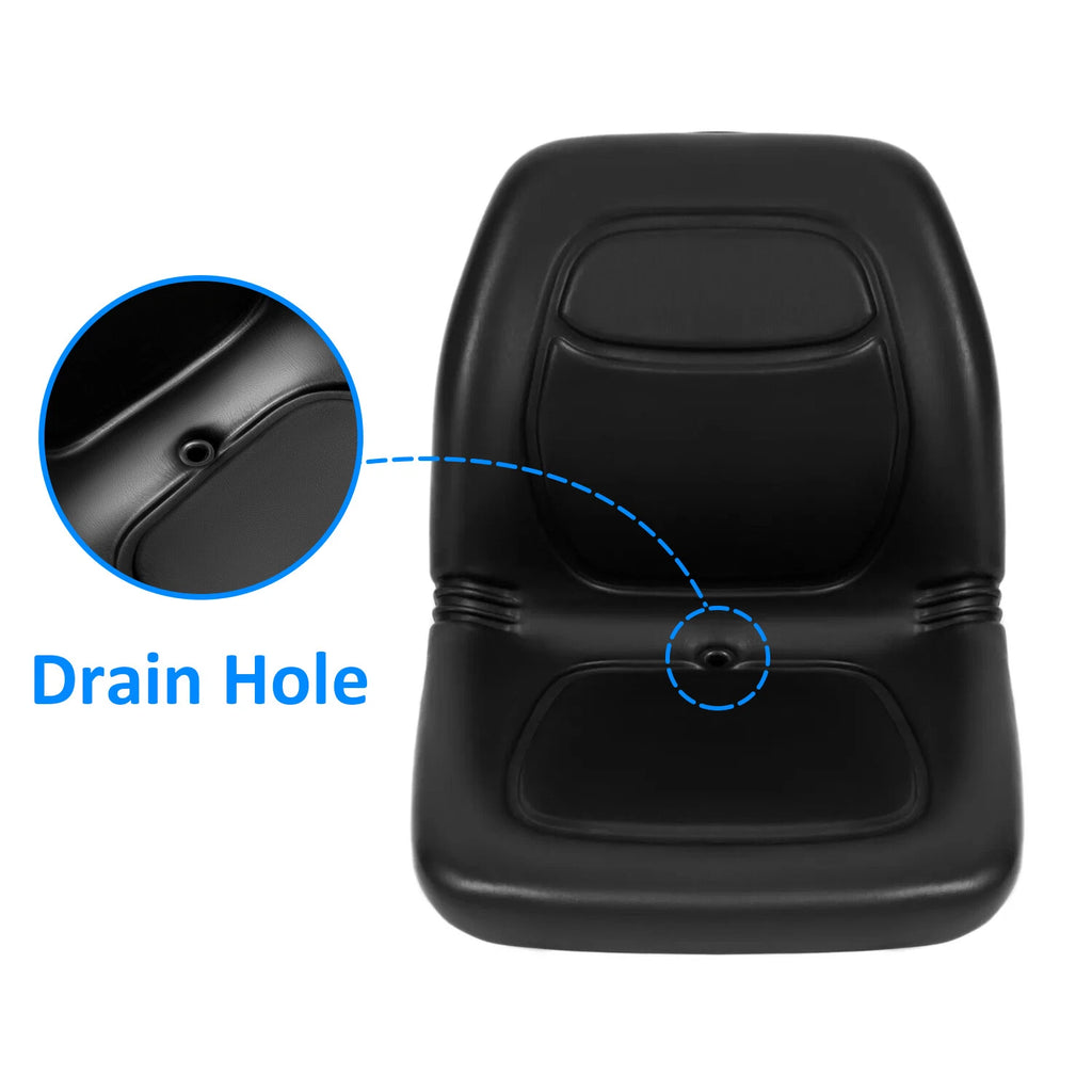Black Gator Seats with Drain Hole for Diesel TX Turf 6X4 (2010–2019)