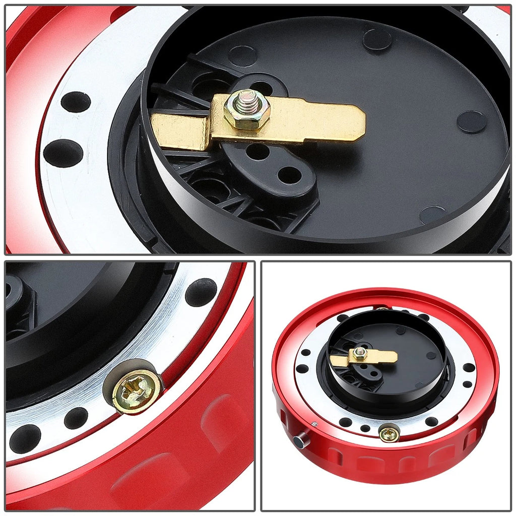 Steering Wheel Quick Release Hub Adapter Kit for Universal Vehicles (J2)