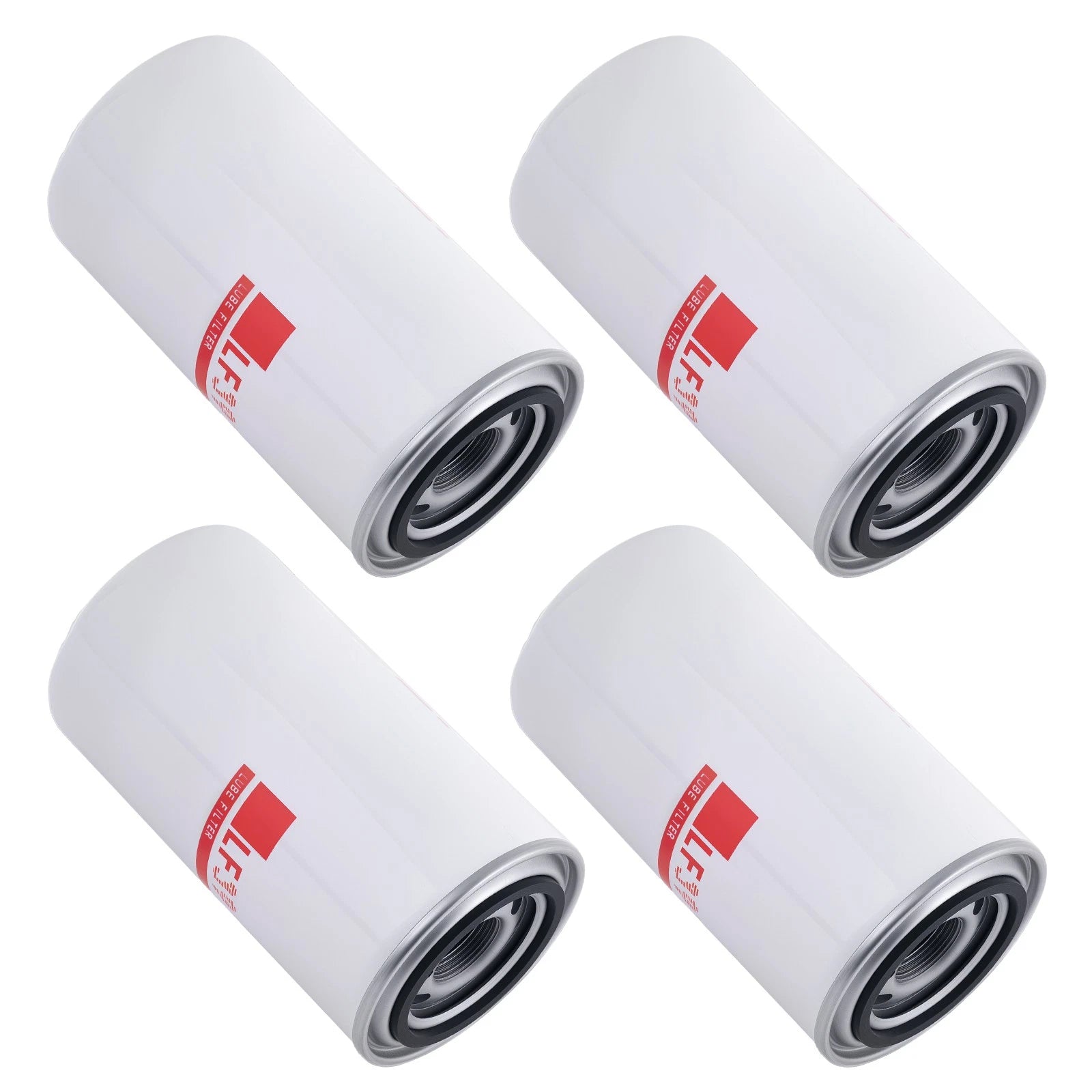 Set of 4 Oil Filters for Ford F-750 (2000–2013) LF3970 P551019 3937736 3937144