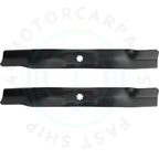 2X Black Mower Blades for John Deere LA120 (2006–2010) 42" Deck