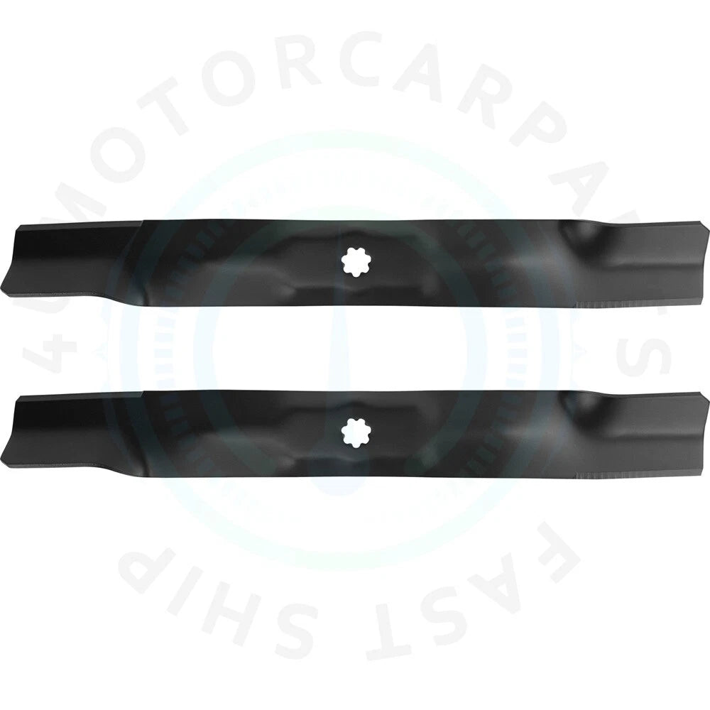 2X Black Mower Blades for John Deere LA120 (2006–2010) 42" Deck