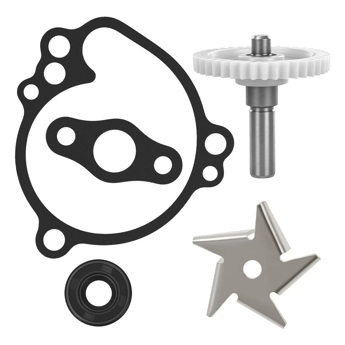 Water Pump Impeller Gear Rebuild Kit Gasket Oil Seal for Kawasaki KX65 (2006–2024)