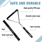 Neck Stretcher Strap for Physical Therapy & Curve Recovery - Black