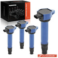 Set of 4 Blue Ignition Coils for Jeep Compass (2007–2017)