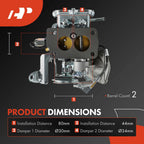 2 Barrels Carburetor for Nissan Datsun Pick Up (1970–1986)