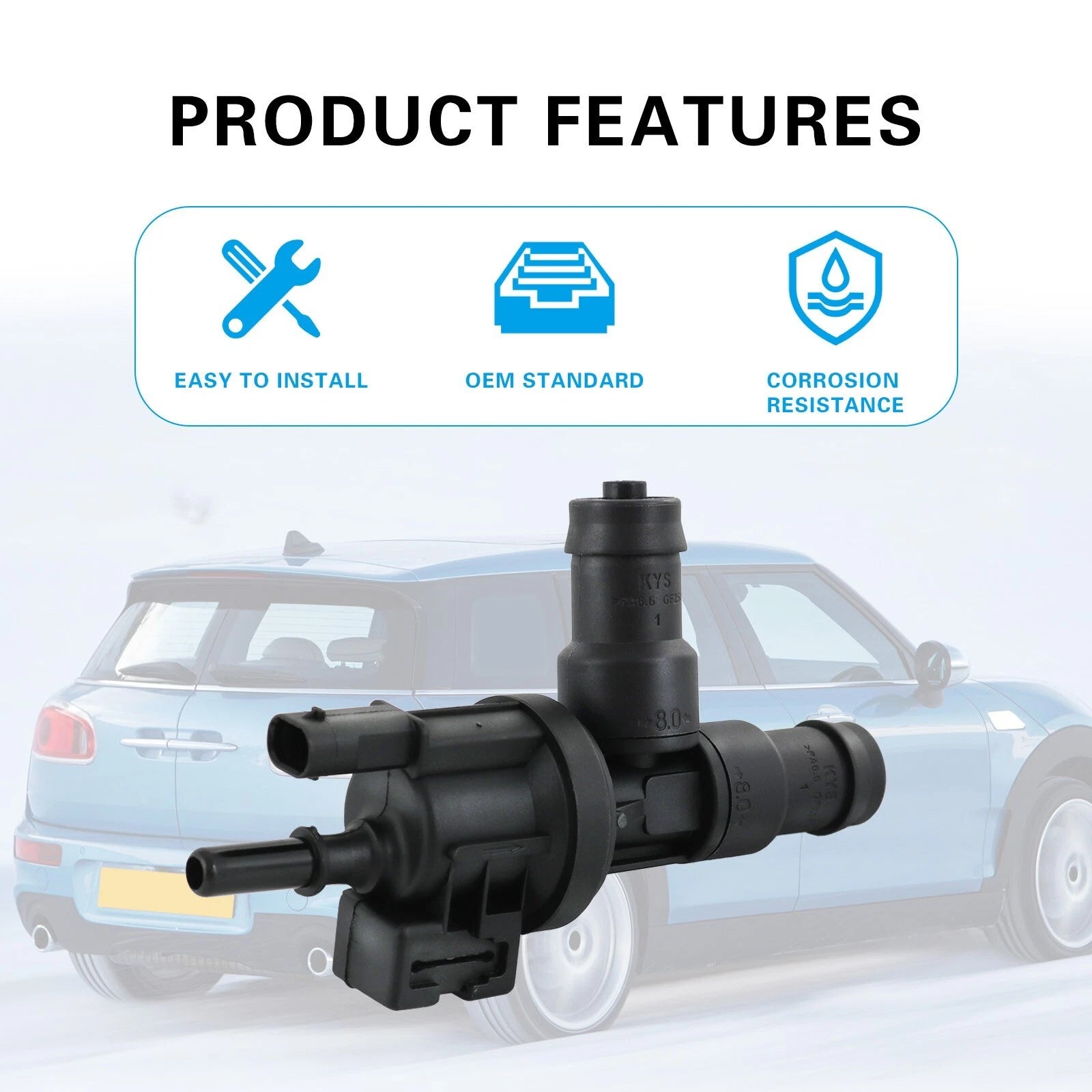 Fuel Tank Breather Vent Valve for BMW (2016-2020)