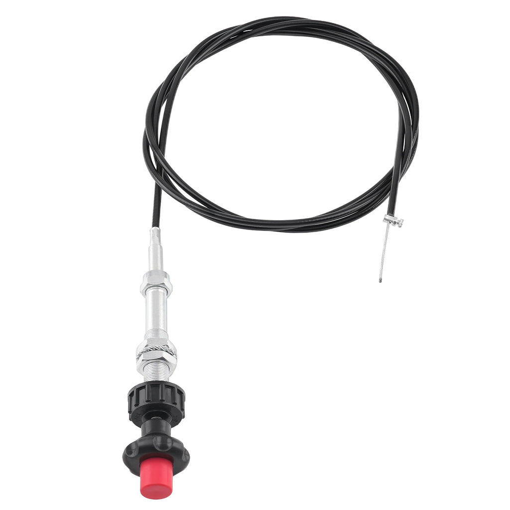 Adjustable Lock Control Cable with Black Knob for