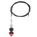 Adjustable Lock Control Cable with Black Knob for