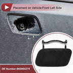 Front Left Washer Nozzle Cover Cap for Audi A4 (2013–2016) 8K0955101B Black