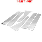 Stainless Steel Chrome Window Pillar Post Covers for Cadillac XT5 (2017–2024)