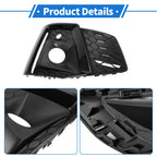 Front Right Fog Light Grill for Audi A5 (2021–2023) No. 8W6807682T, ABS Black