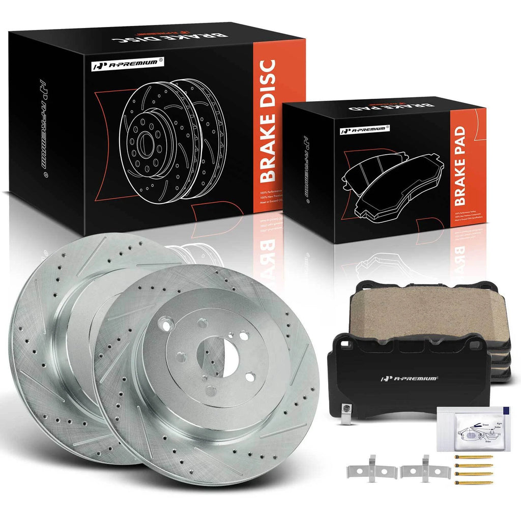 Front Drilled Brake Rotors for Subaru BRZ, Toyota 86 (2017–2020)