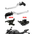 Long Clutch Brake Lever for Yamaha MT125 (2014–2019) Silver T9