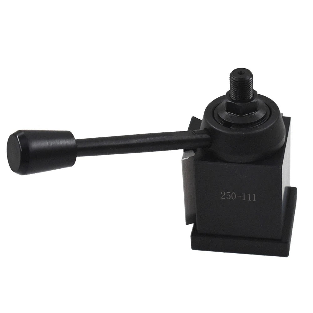 Quick Change Wedge Tool Post Holder for CNC AXA 250-111 (Up to 12" Swing)