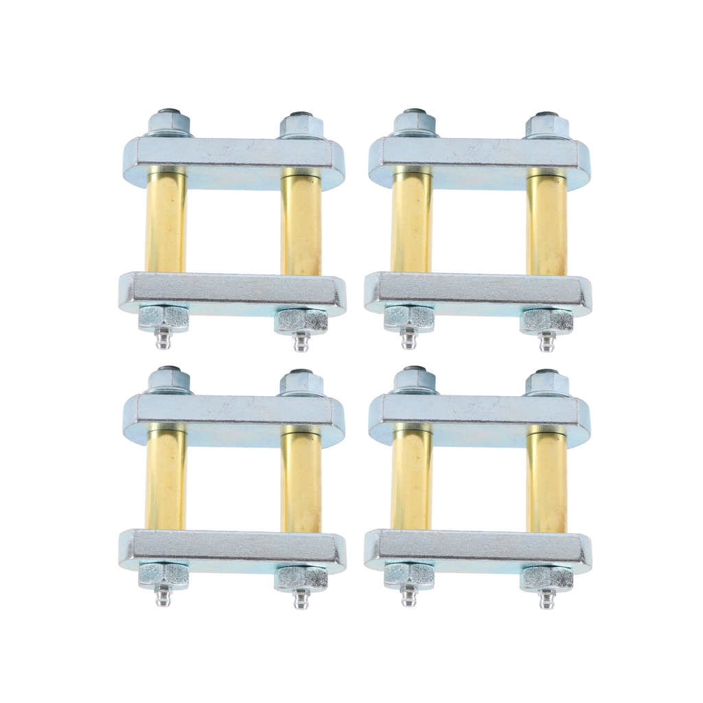 Heavy Duty Greasable Shackle Link Kit for Tandem Axle Trailer Truck