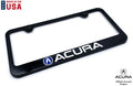 License Plate Frame Front for Acura with Black Plastic Blue Logo (1997–2025)